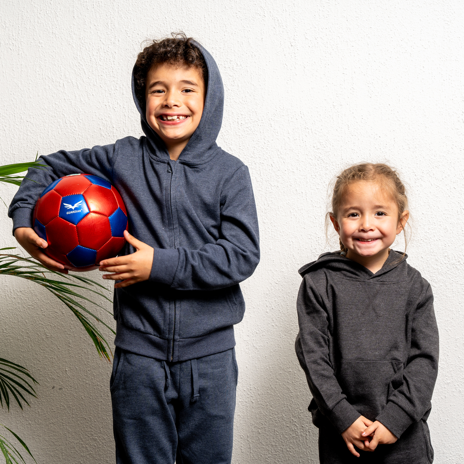 Steenholt Atlas Børne Hættetrøje - Dark Grey