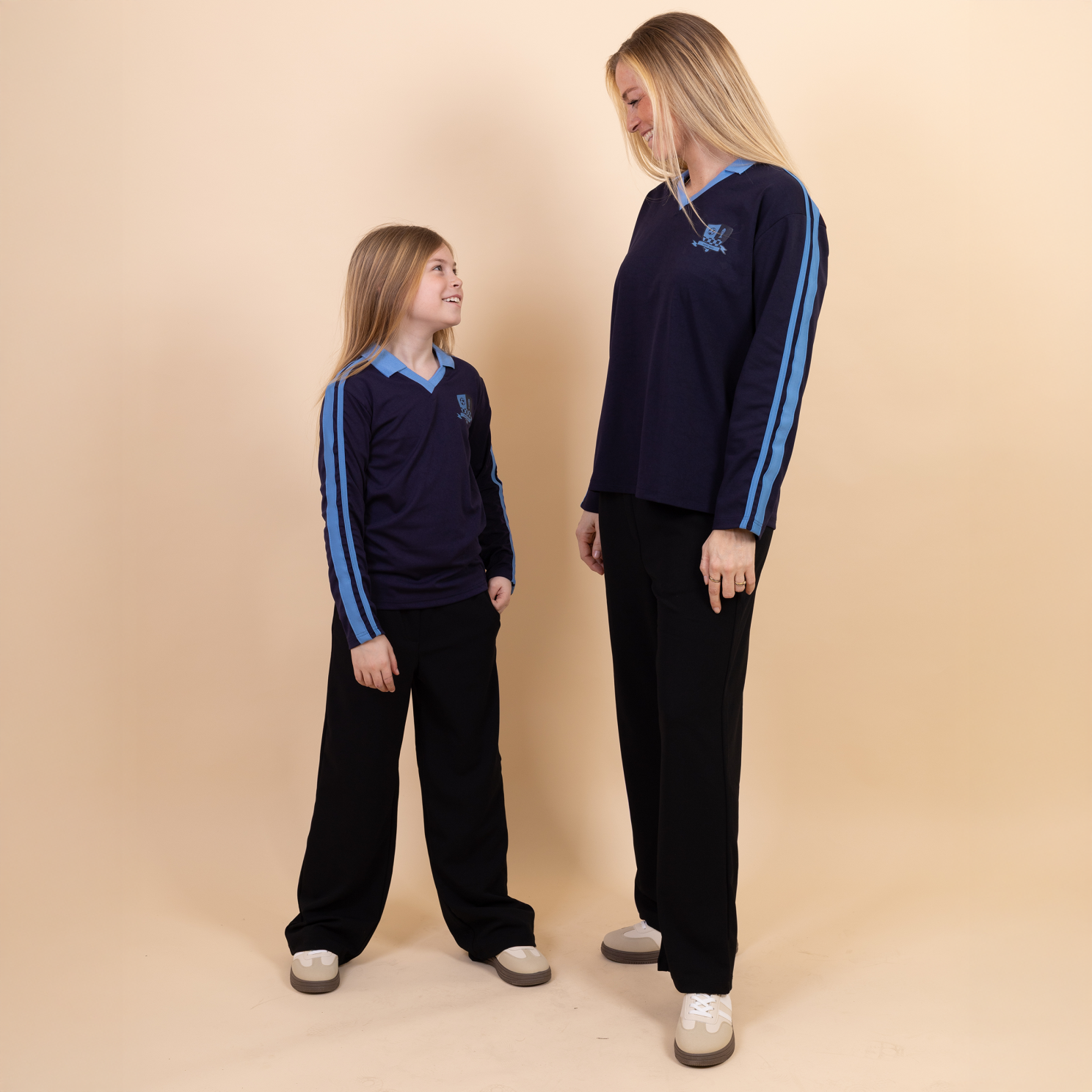 Queenz Betty Pige Bukser - Black