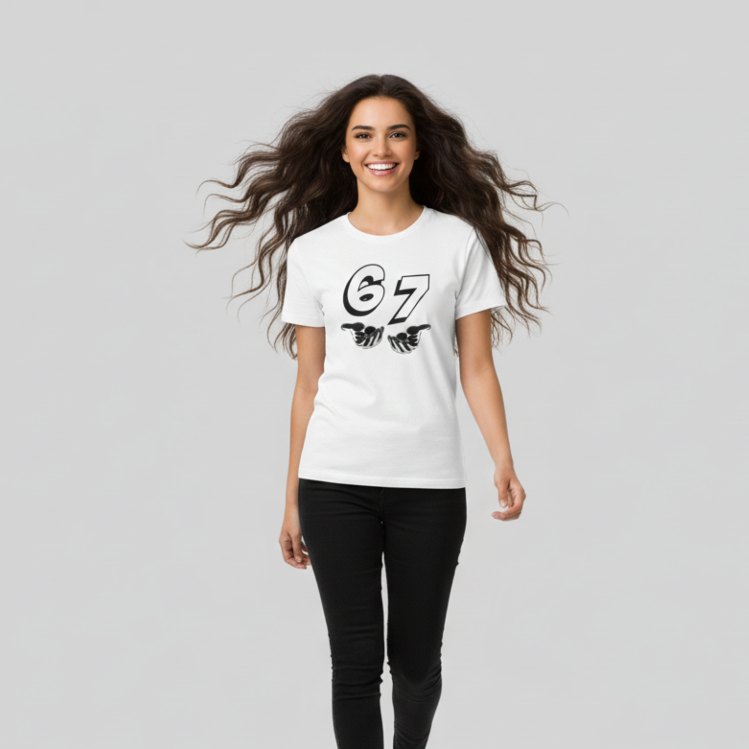 67 Unisex T-shirt - White