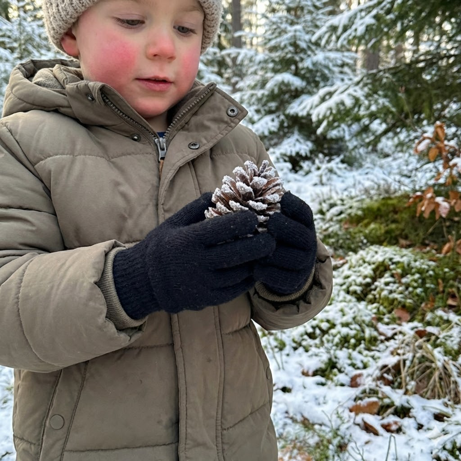 Anyway Børne Handsker - Sort