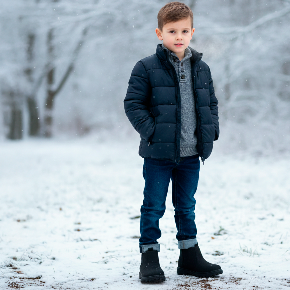 Anyway Børne Støvler - Black