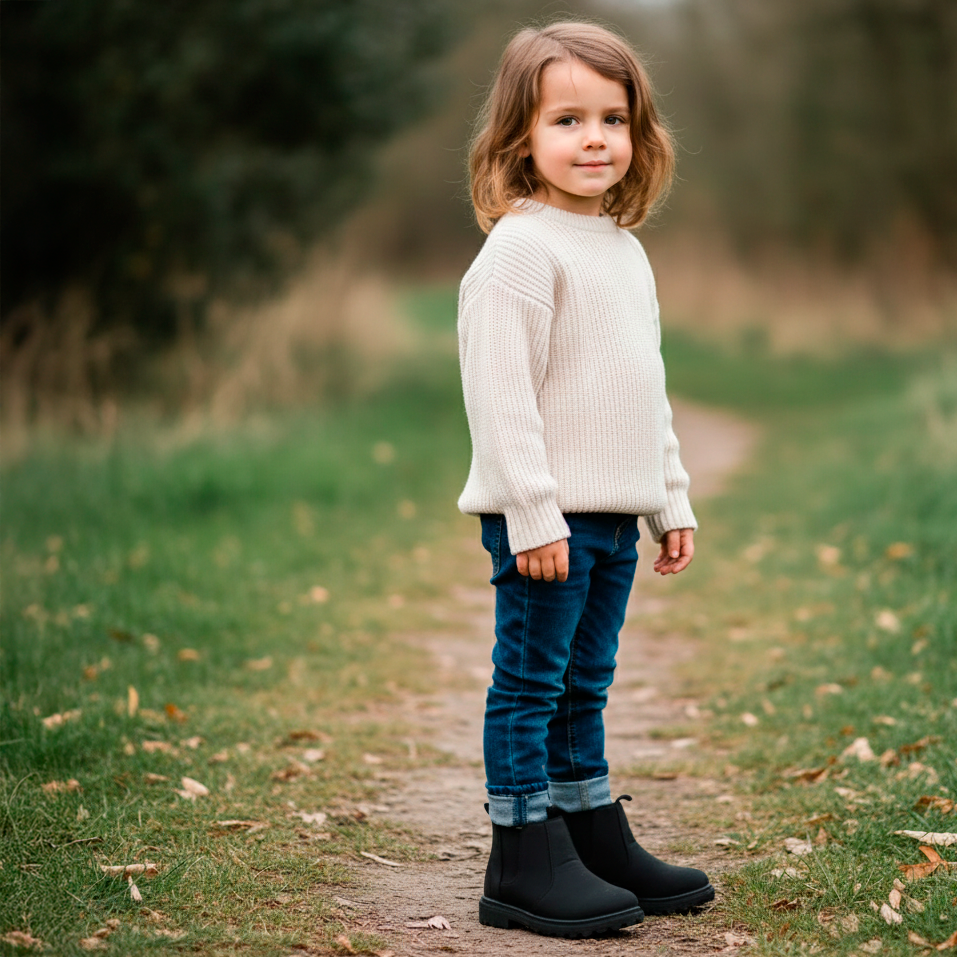 Anyway Børne Støvler - Black