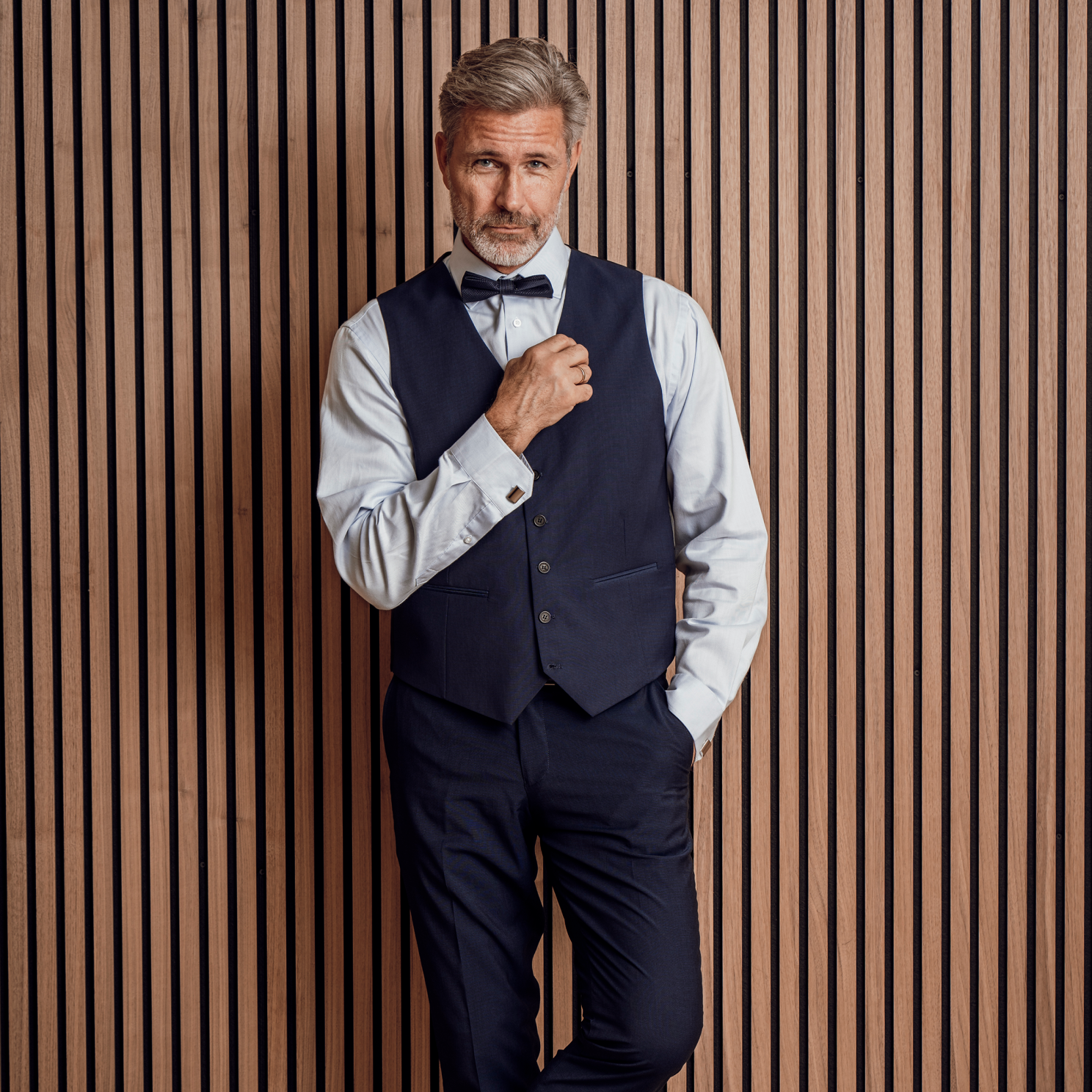 Carnét Colton Herre Vest - Midnight Blue