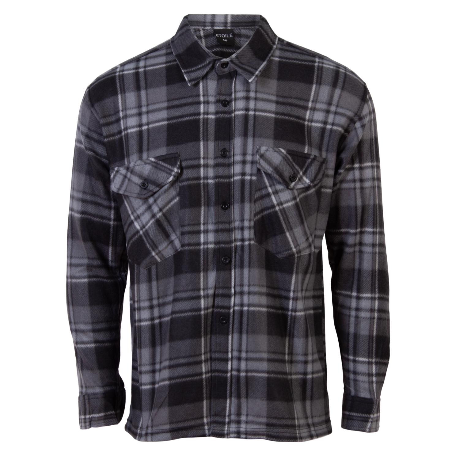 Etoile Herre Skjorte - Farve 2 Grå/Sort