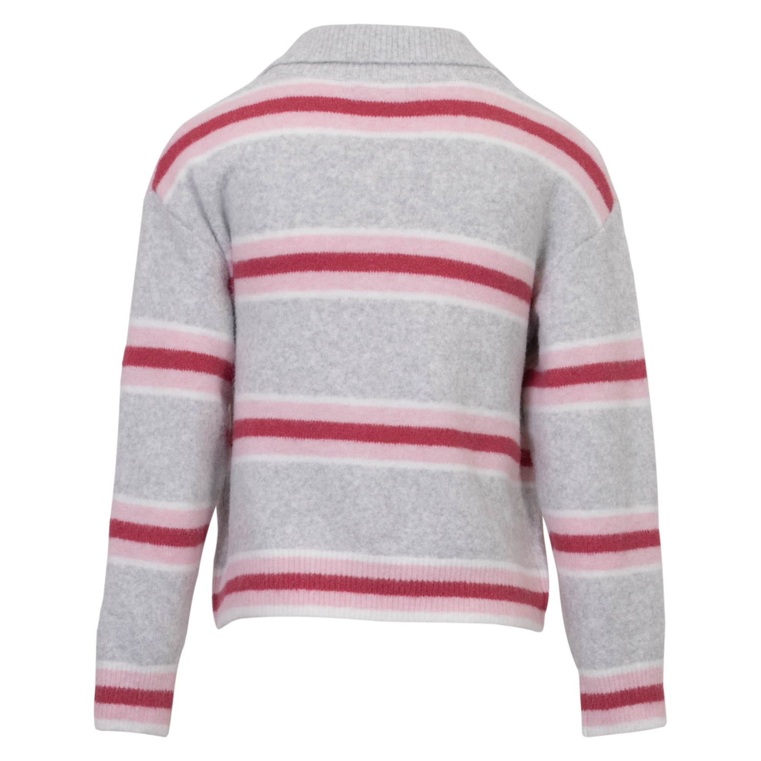 Dame Striktrøje - GRIS - GRÅ