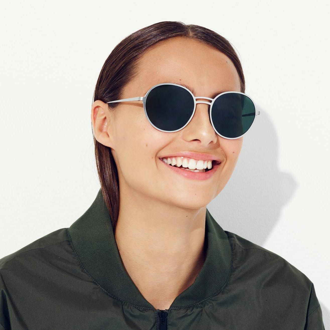 AYM Yael Unisex Solbriller - Silver/Silver