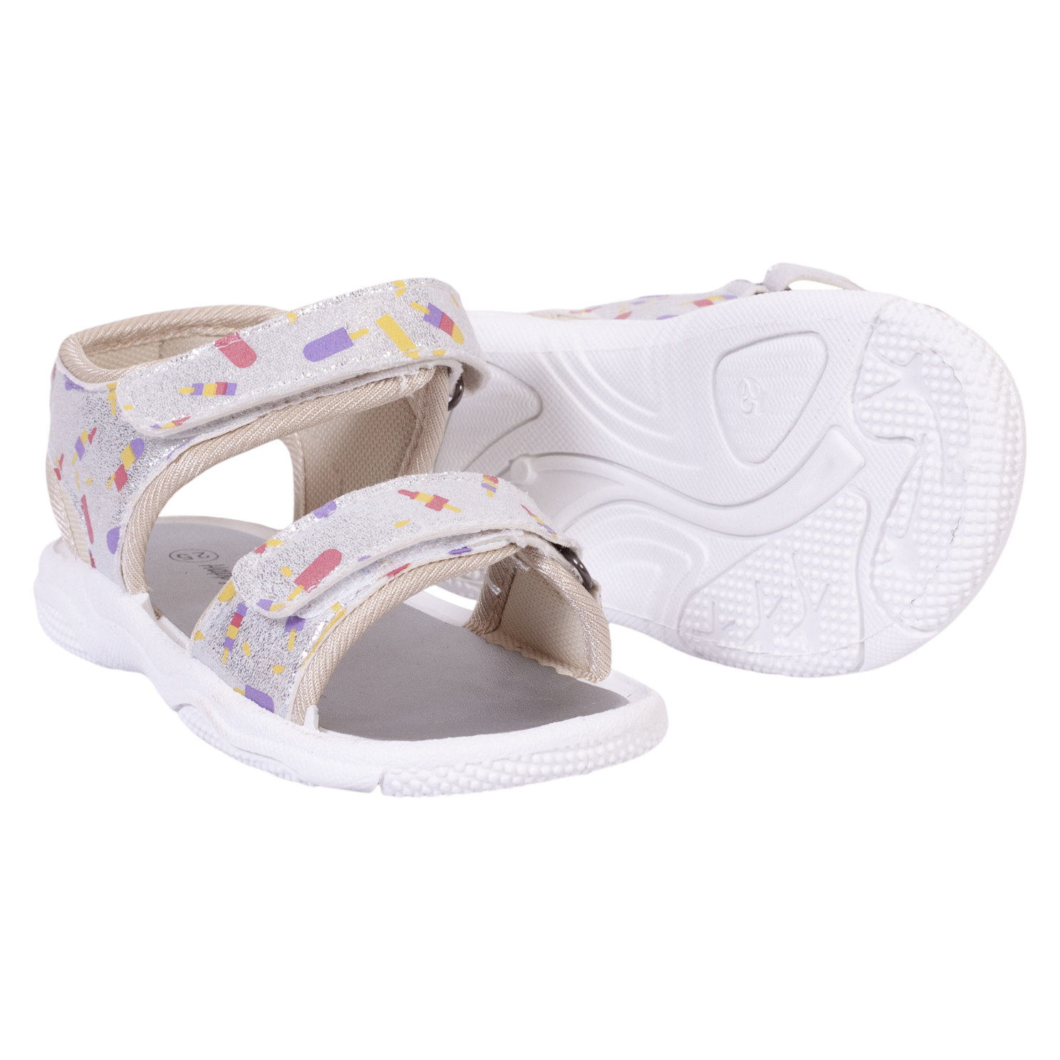 Happy Bee Pige Sandaler - Silver