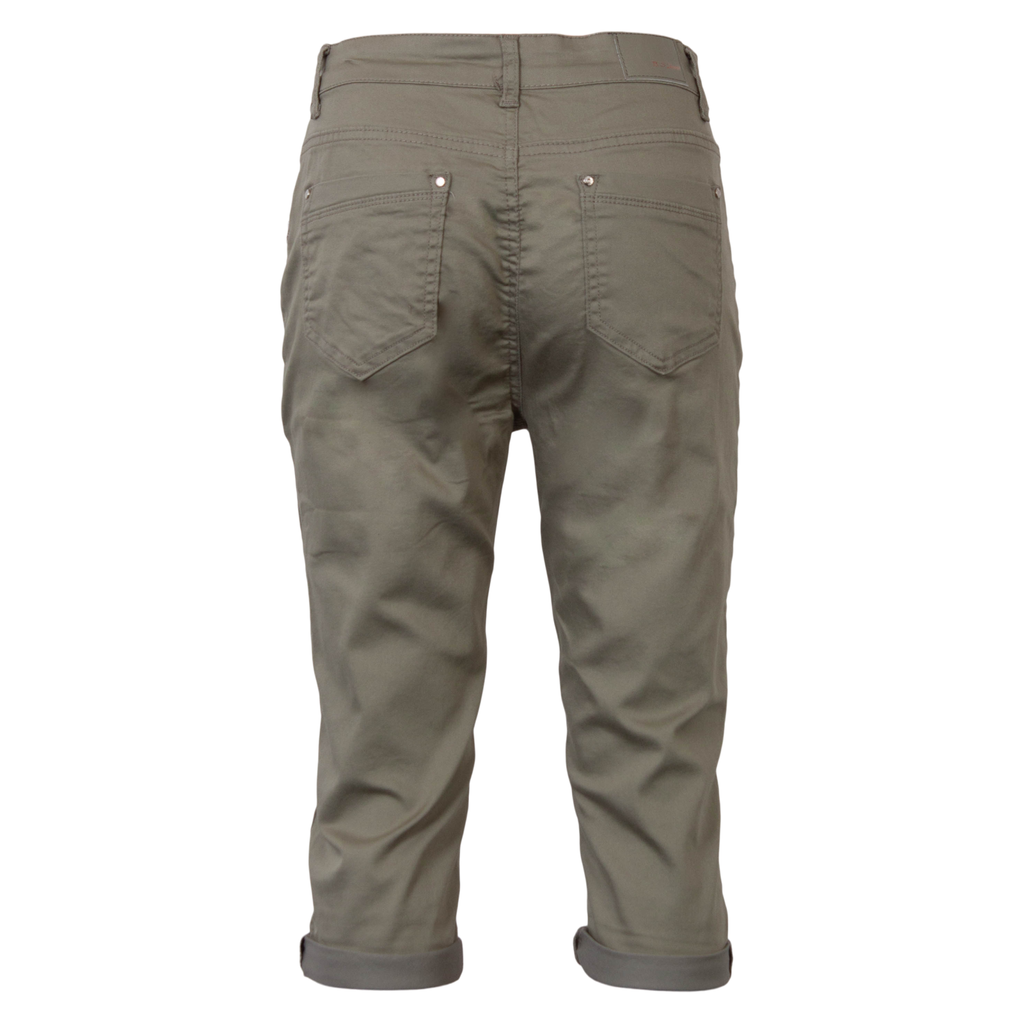 BS Jeans Dame Capri - Khaki