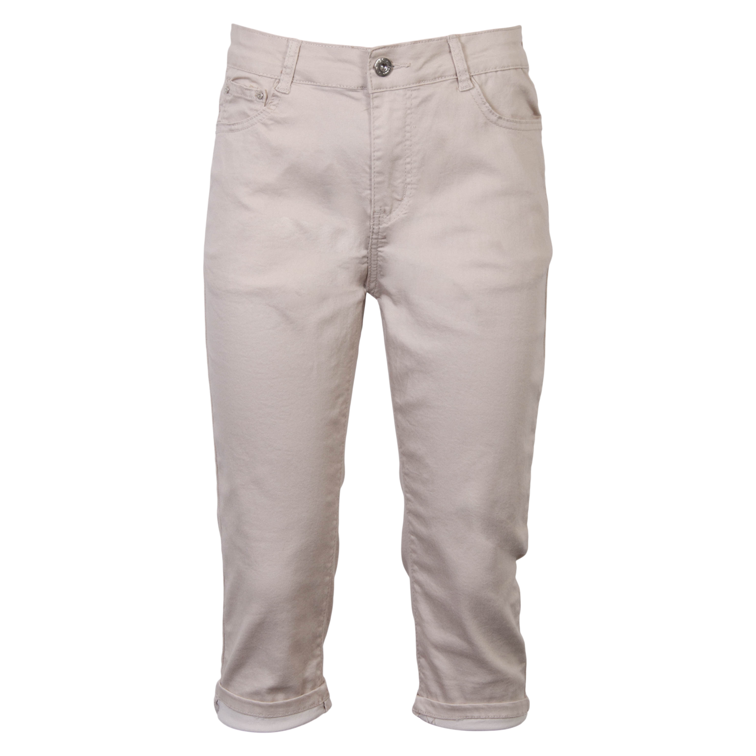 BS Jeans Dame Capri - Beige