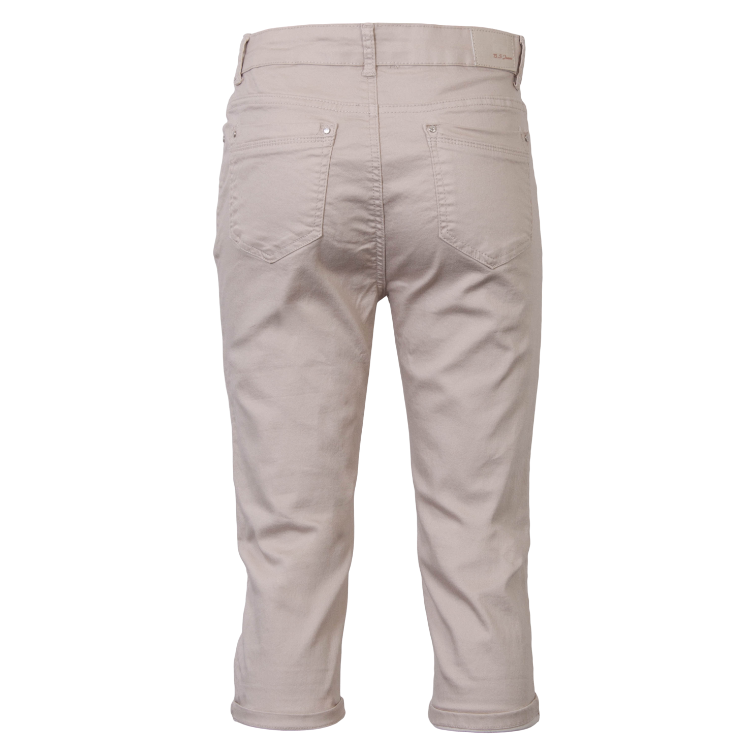BS Jeans Dame Capri - Beige