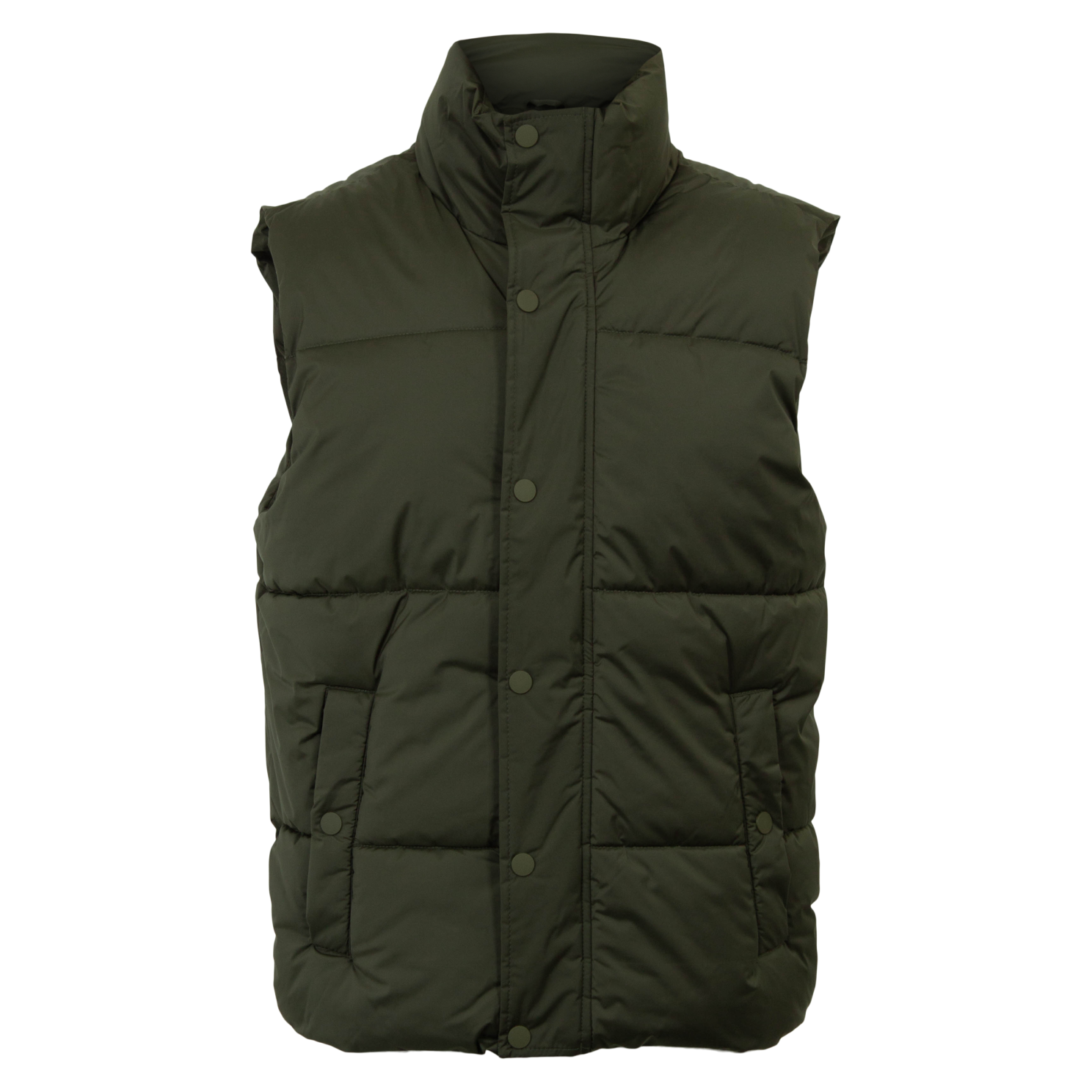 Marcus Carlos Herre Vest - Olive Green