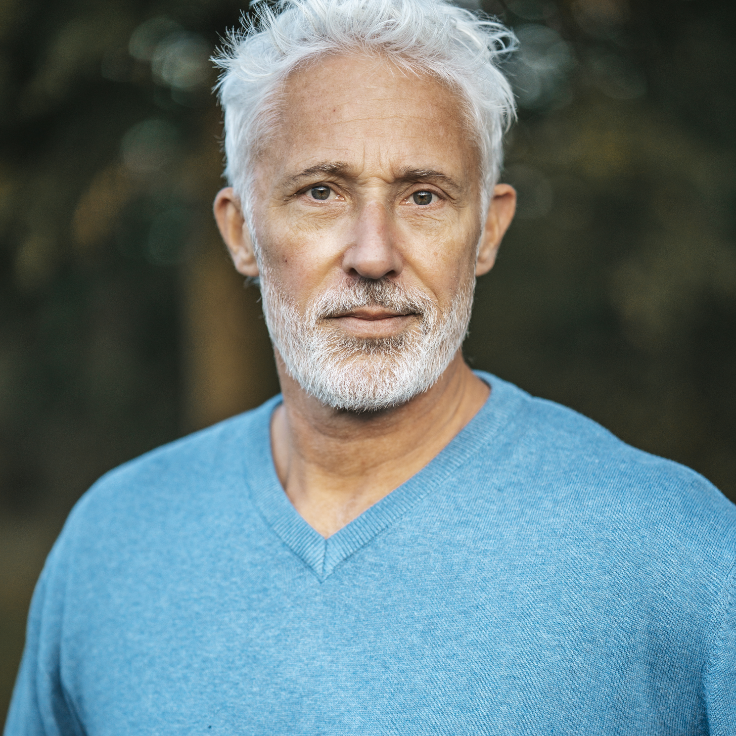 Carnét Stone Herre Striktrøje - Colony Blue Mix