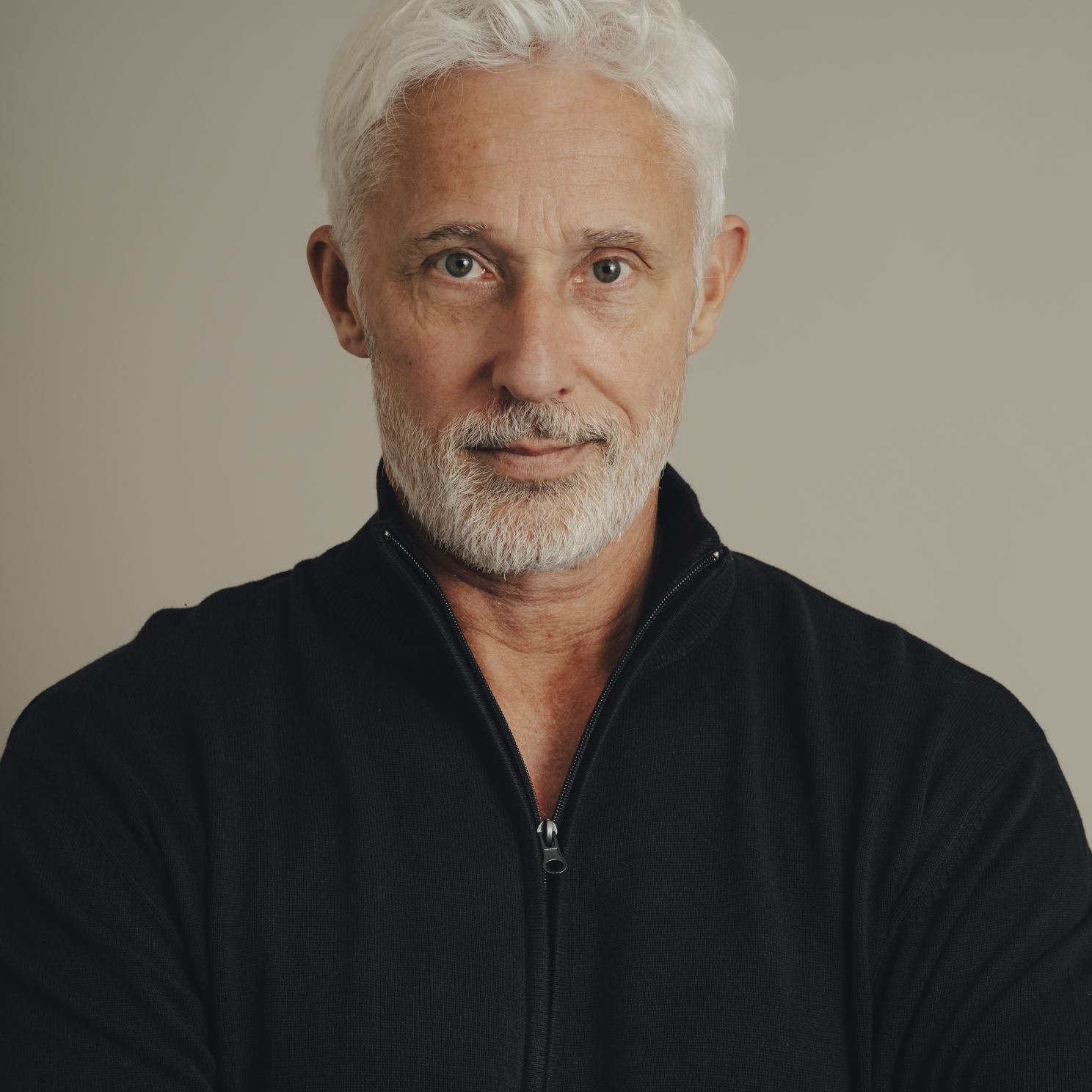 Carnét Stone Herre Cardigan - Jet Black