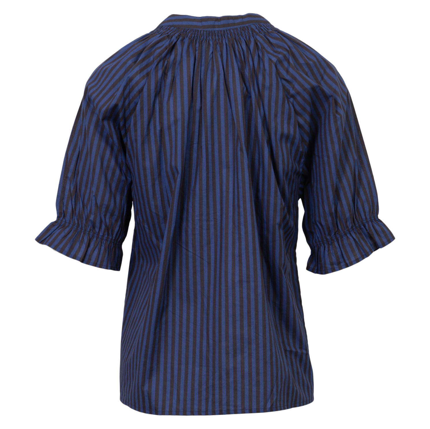 ChaCha Dame Skjorte - Navy/Brown