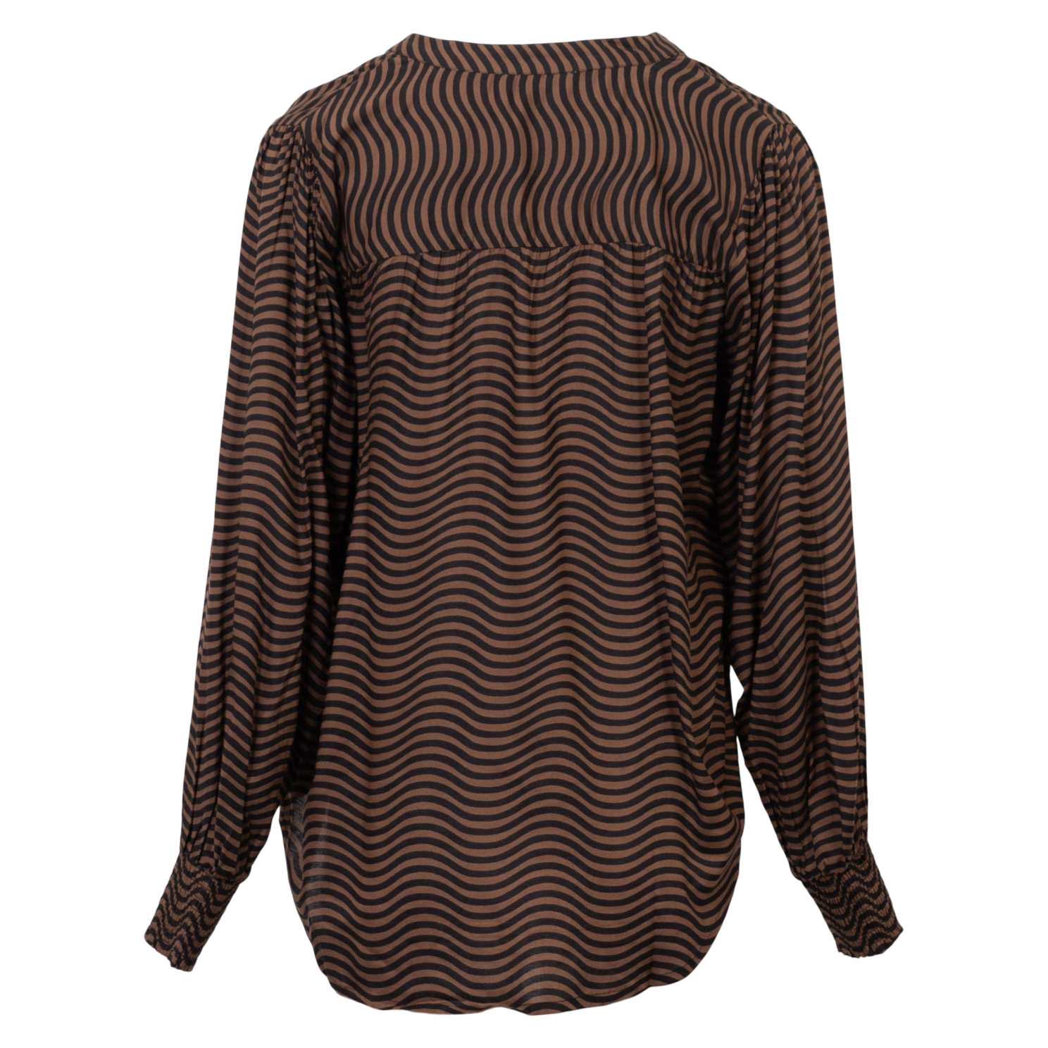 ZbyZ Dame Bluse - Brown/Black