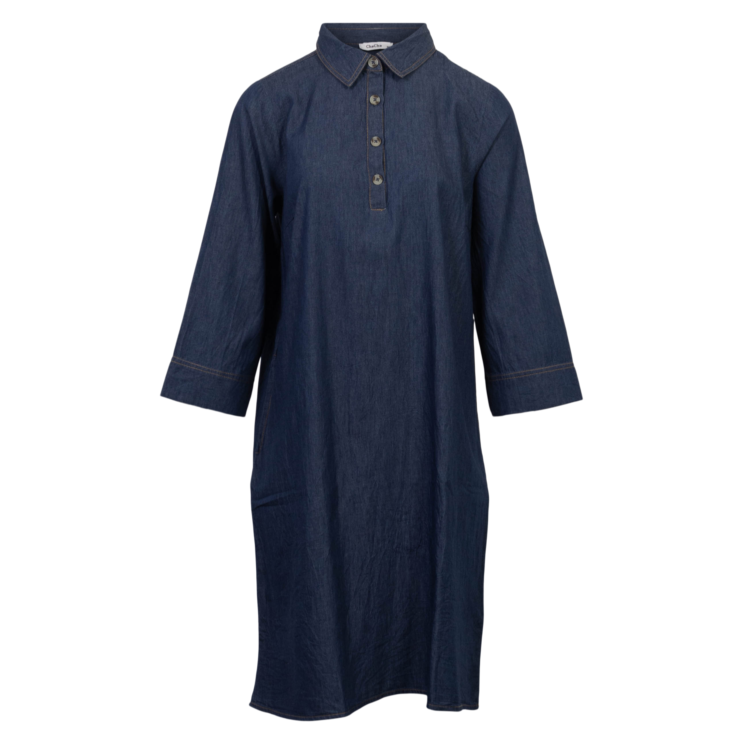 ChaCha Dame Tunika - Navy Denim