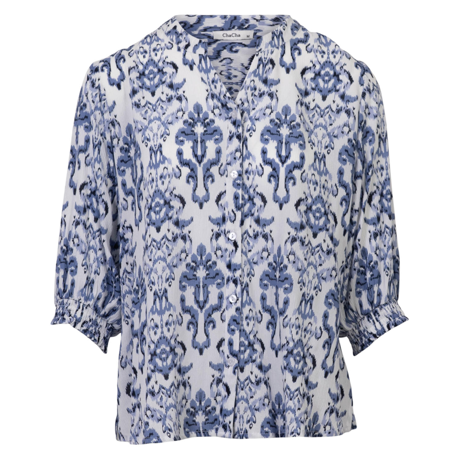 ChaCha Dame Skjorte - Blue Combo