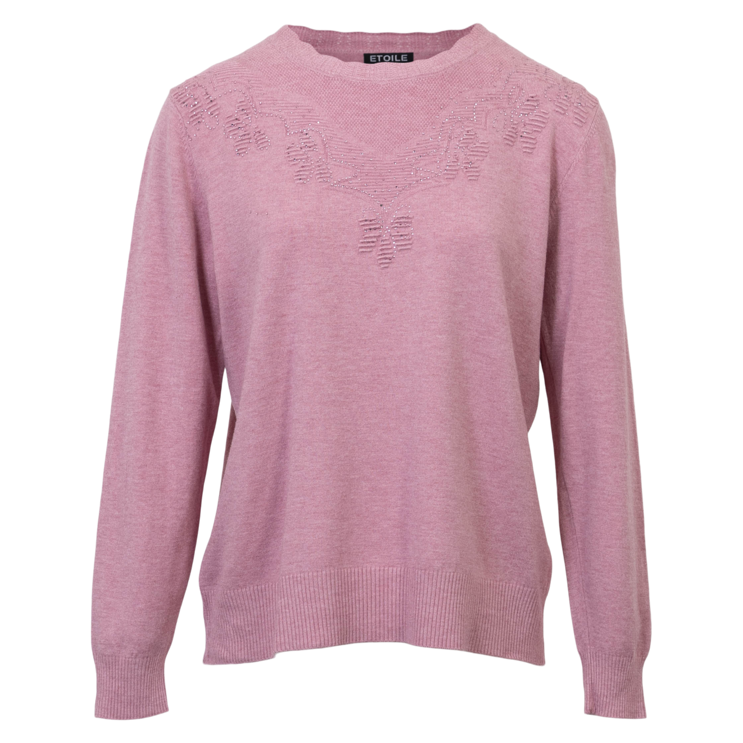 Etoile Dame Striktrøje - PINK