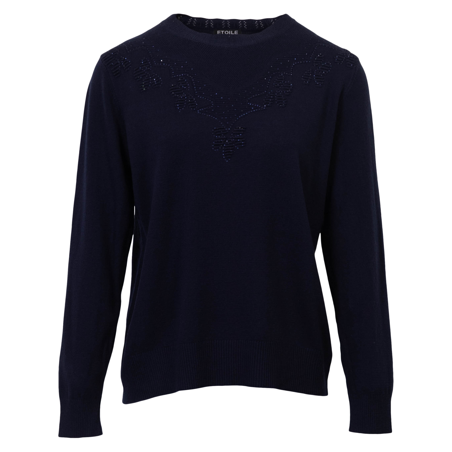 Etoile Dame Striktrøje - NAVY