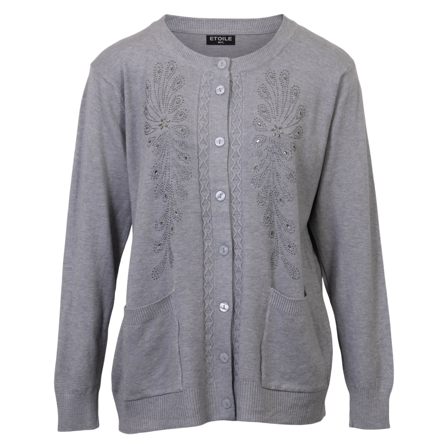 Etoile Dame Cardigan - GRÅ