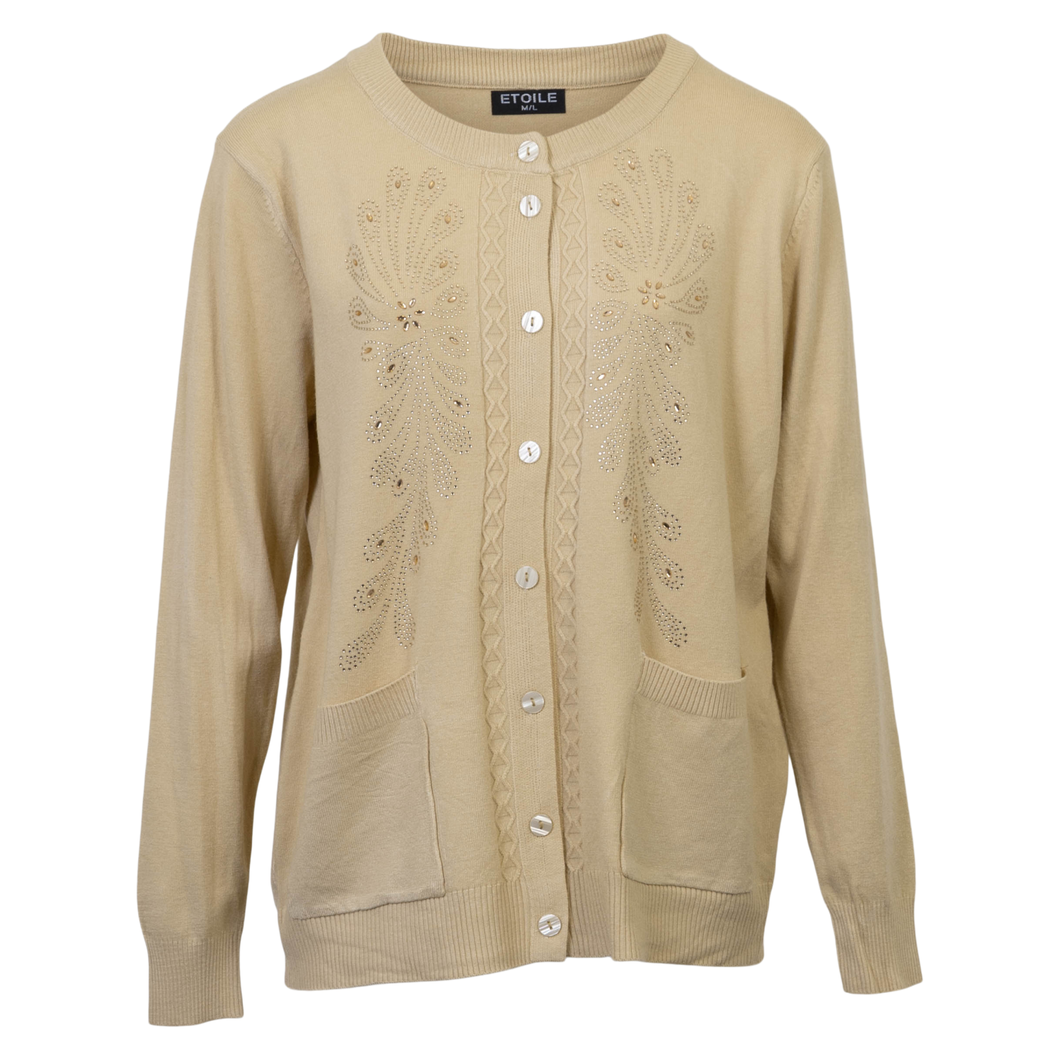 Etoile Dame Cardigan - BEIGE