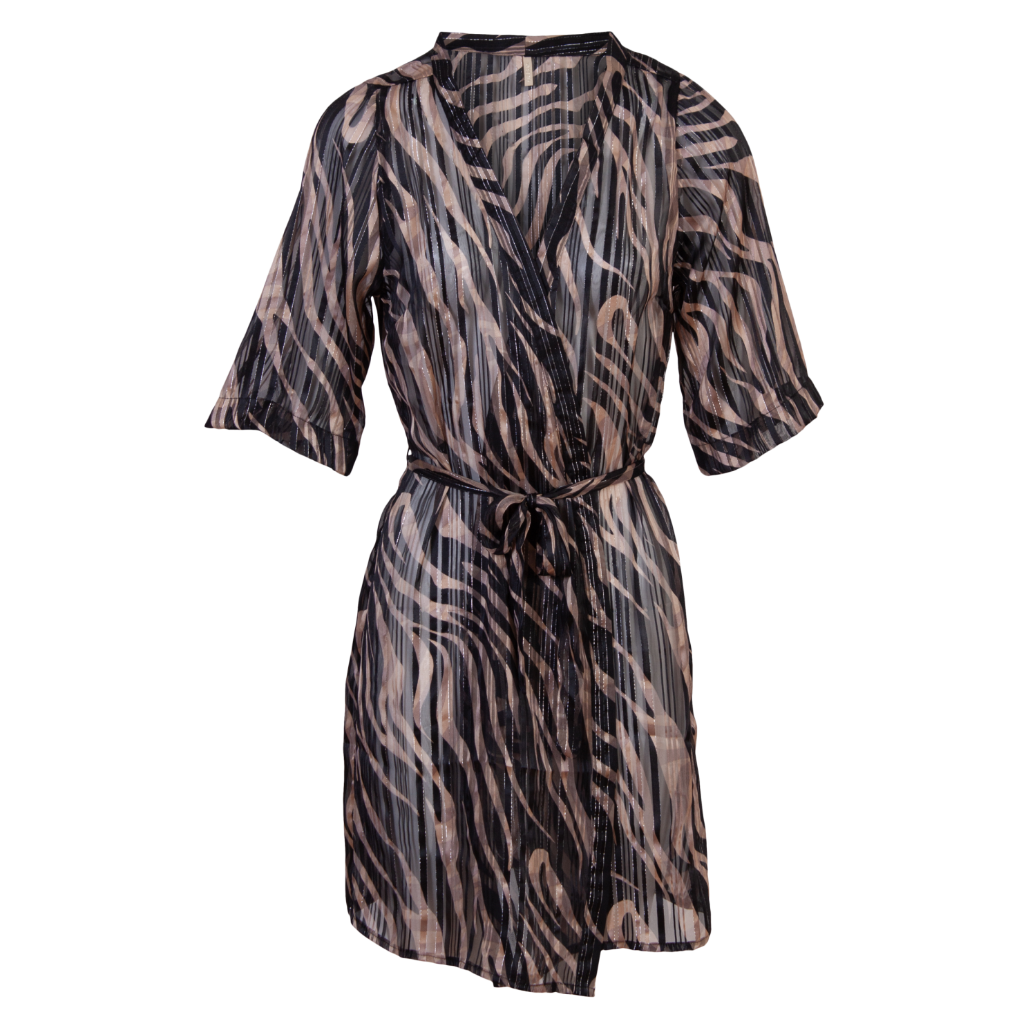 Cassiopeia Frideri Dame Kimono Plus Size - Black Combi