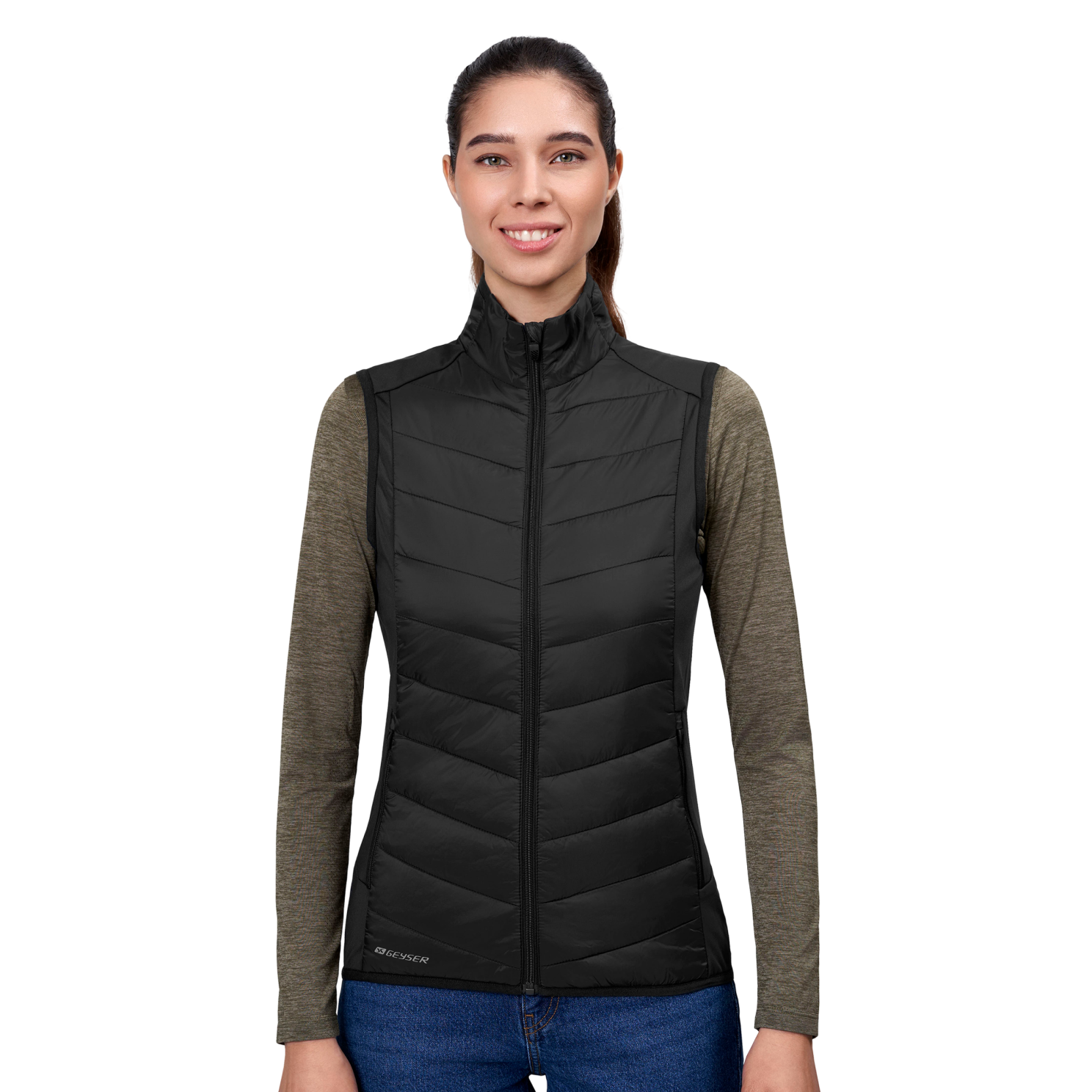 GEYSER by ID Dame Vest - Sort