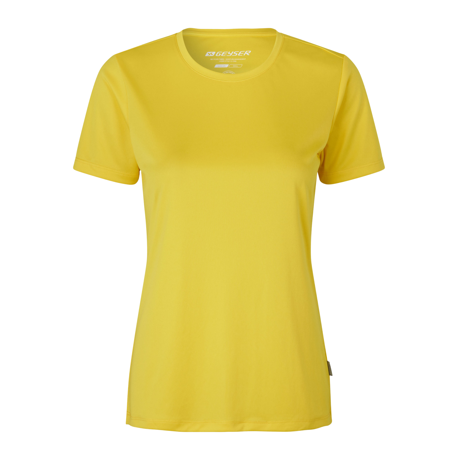 GEYSER by ID Dame Trænings t-shirt - Gul