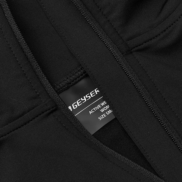 GEYSER by ID Dame Træningsjakke m. stretch - Sort