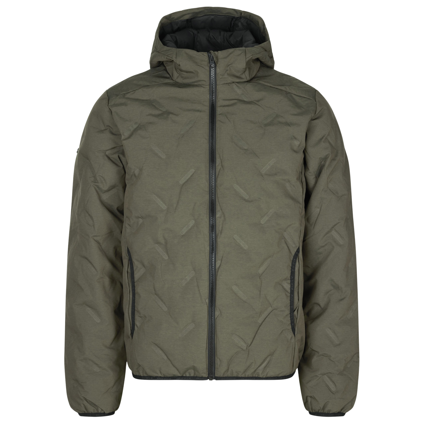 GEYSER by ID Quilted Herre Vinterjakke - Oliven melange