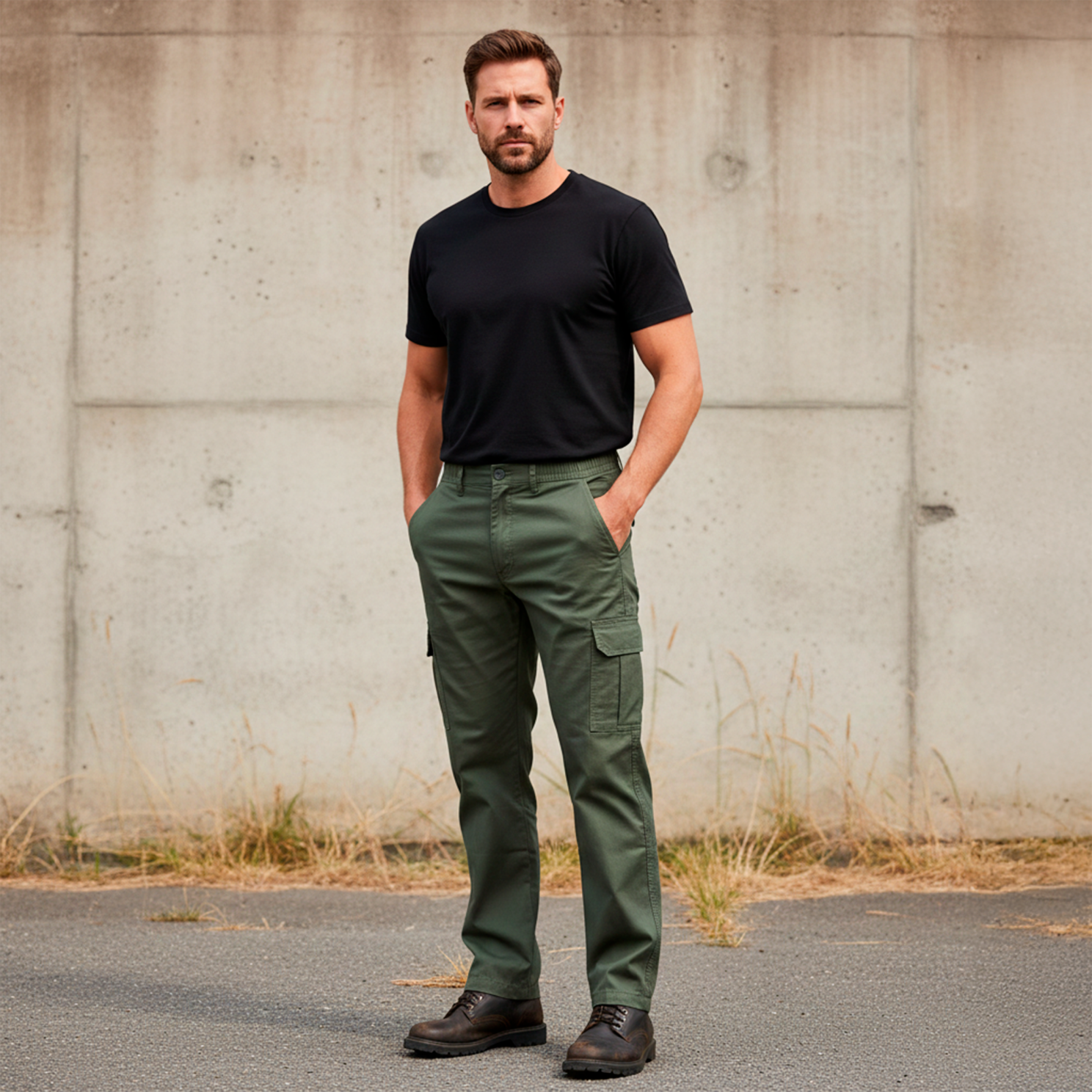 Lanzans Herre Cargobukser - Green