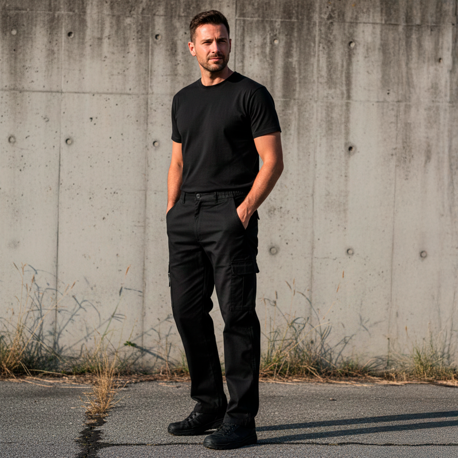 Lanzans Herre Cargobukser - Black