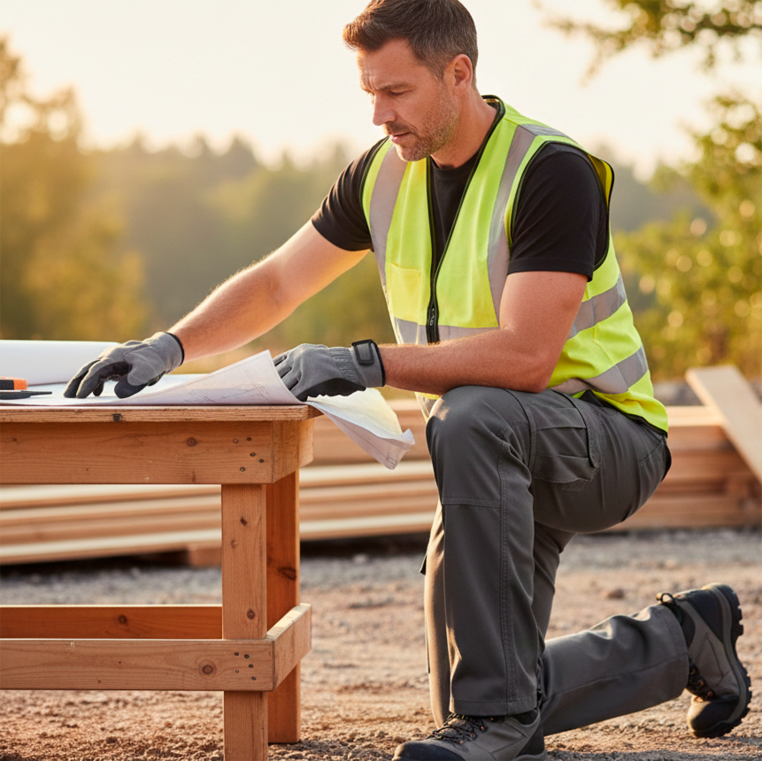 Lanzans Herre Cargobukser - Grey