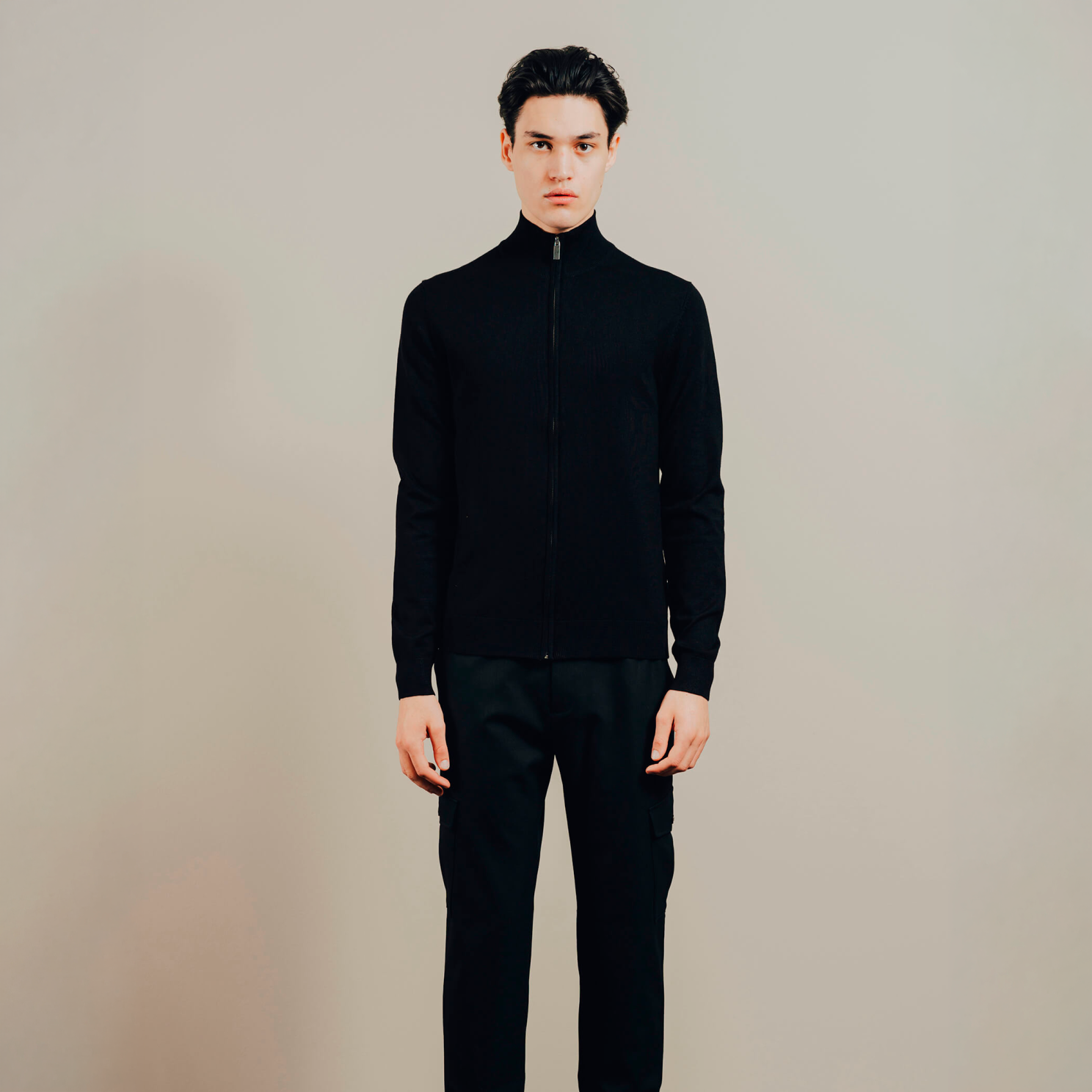 Gnious Ernie Herre Cardigan - Black