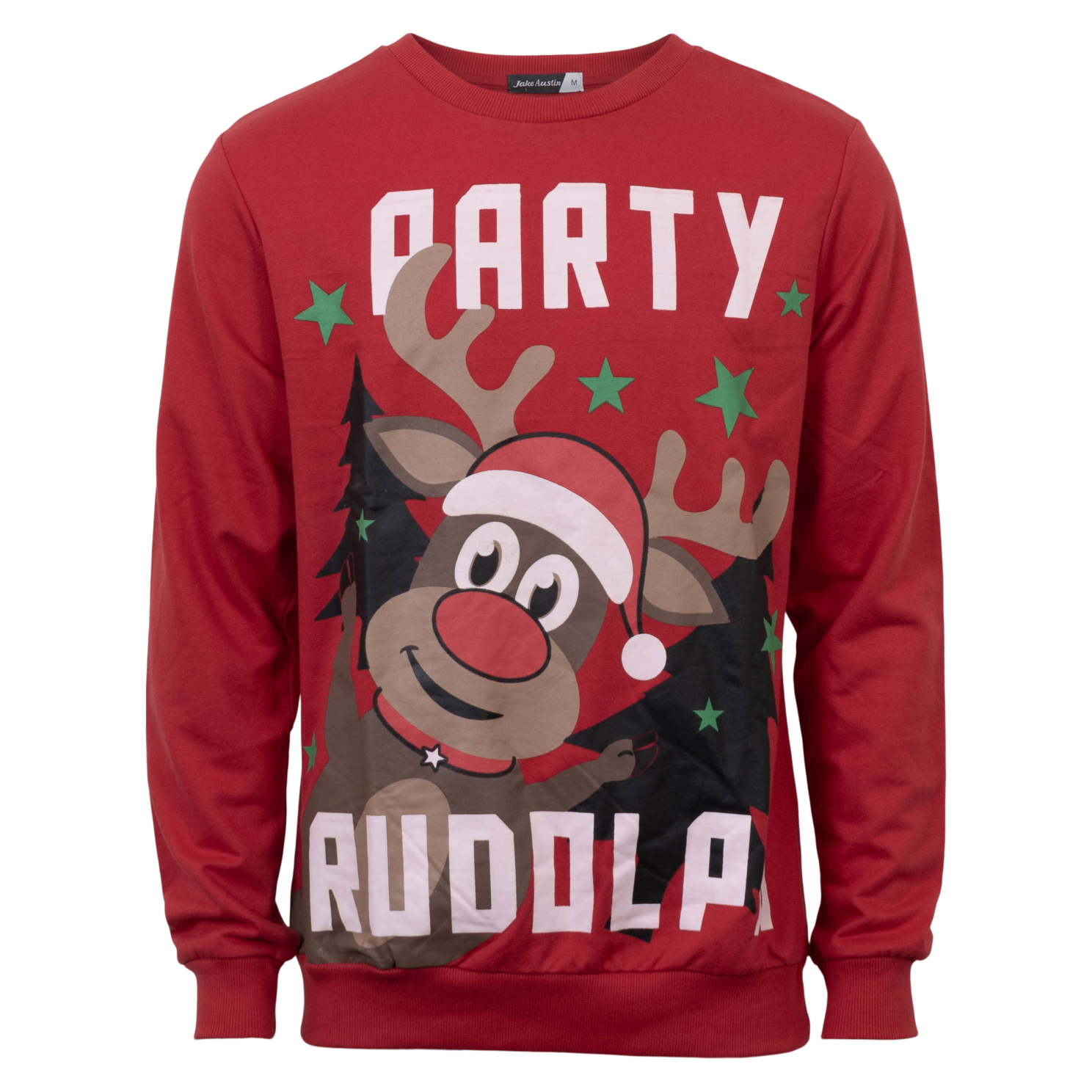 Jule Unisex Sweatshirt - Rød/Rudolf