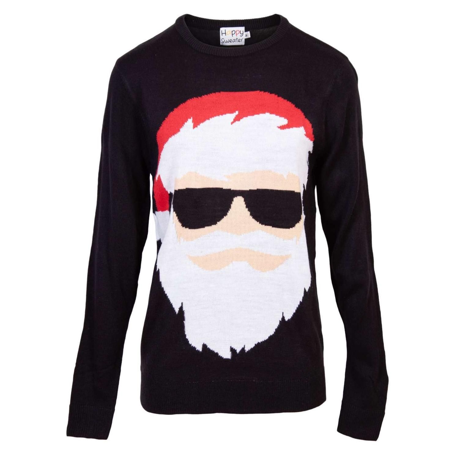 Jule Dame Striktrøje - Sort