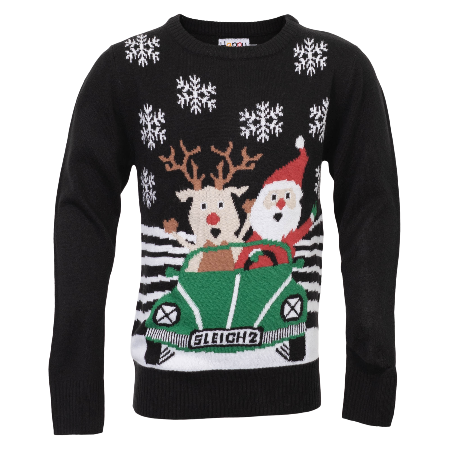 Børne Striktrøje - Sort