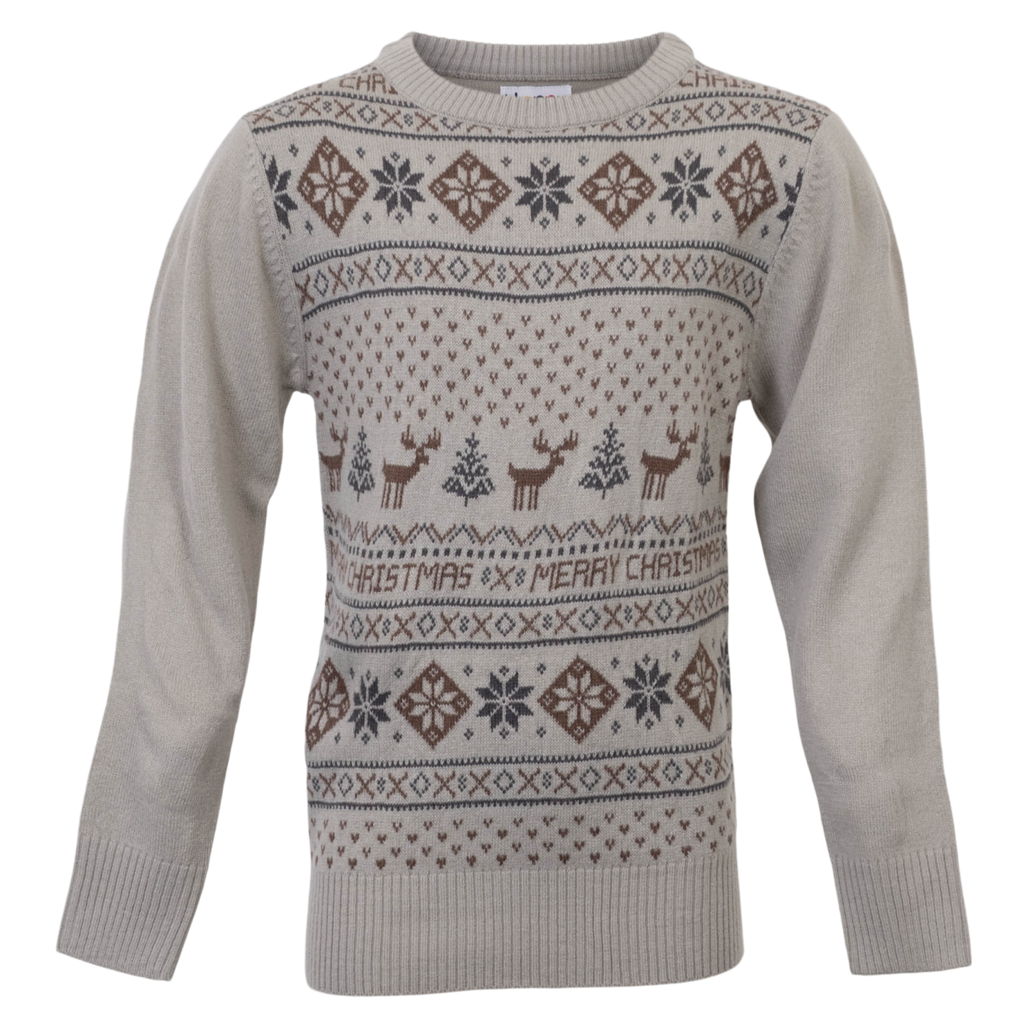 Børne Striktrøje - Grå