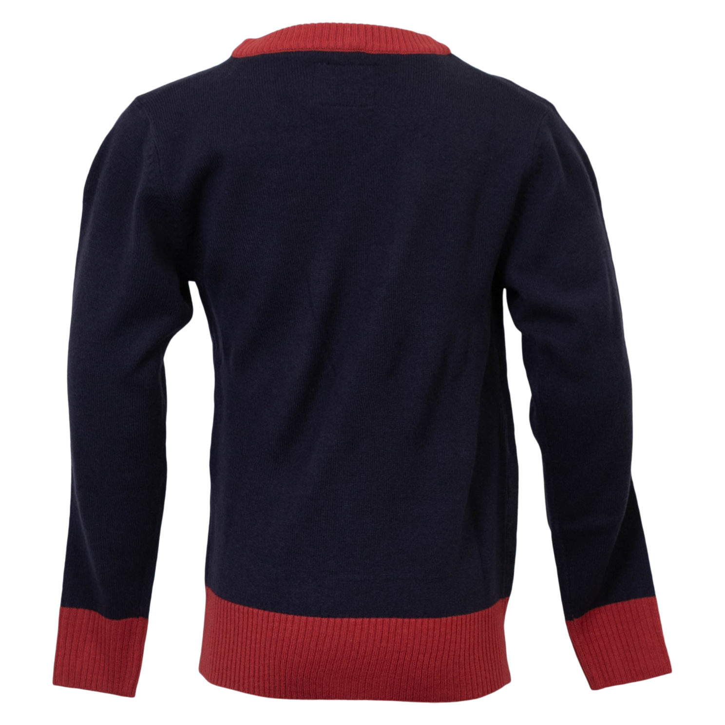 Jule Børne Striktrøje - Navy