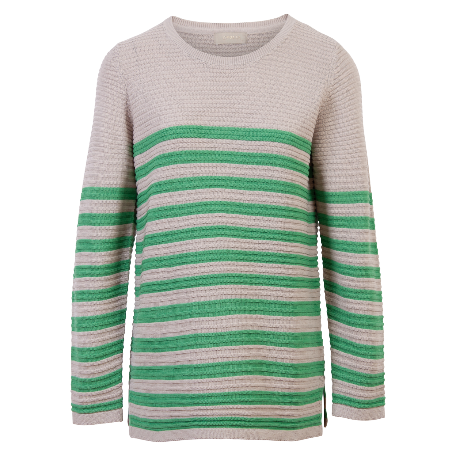 Ofelia Dame Striktrøje - Green Combi