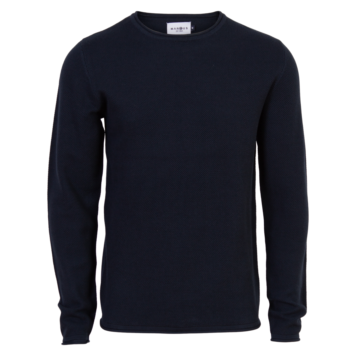 Marcus Langdon Herre Striktrøje - Dark Navy