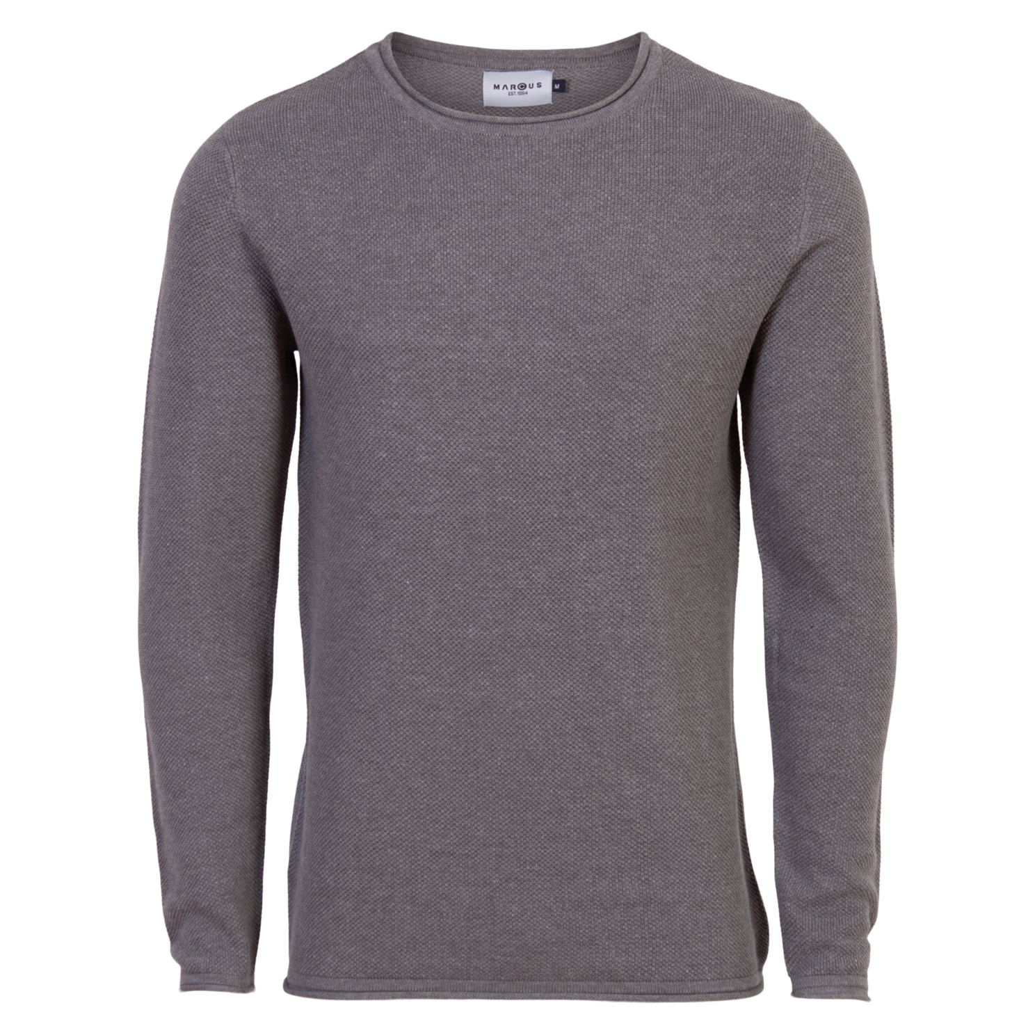Marcus Langdon Herre Striktrøje - Grey Mix