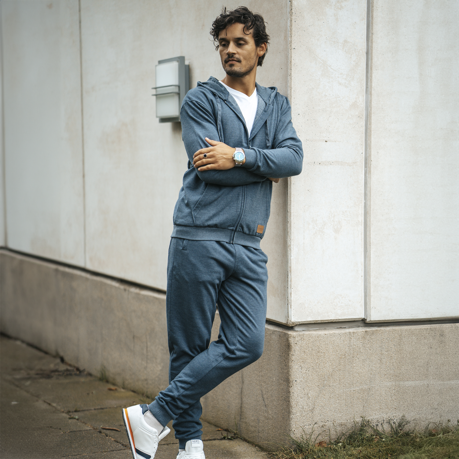 Loaded Nevada Herre Sweatpants - Denim Melange