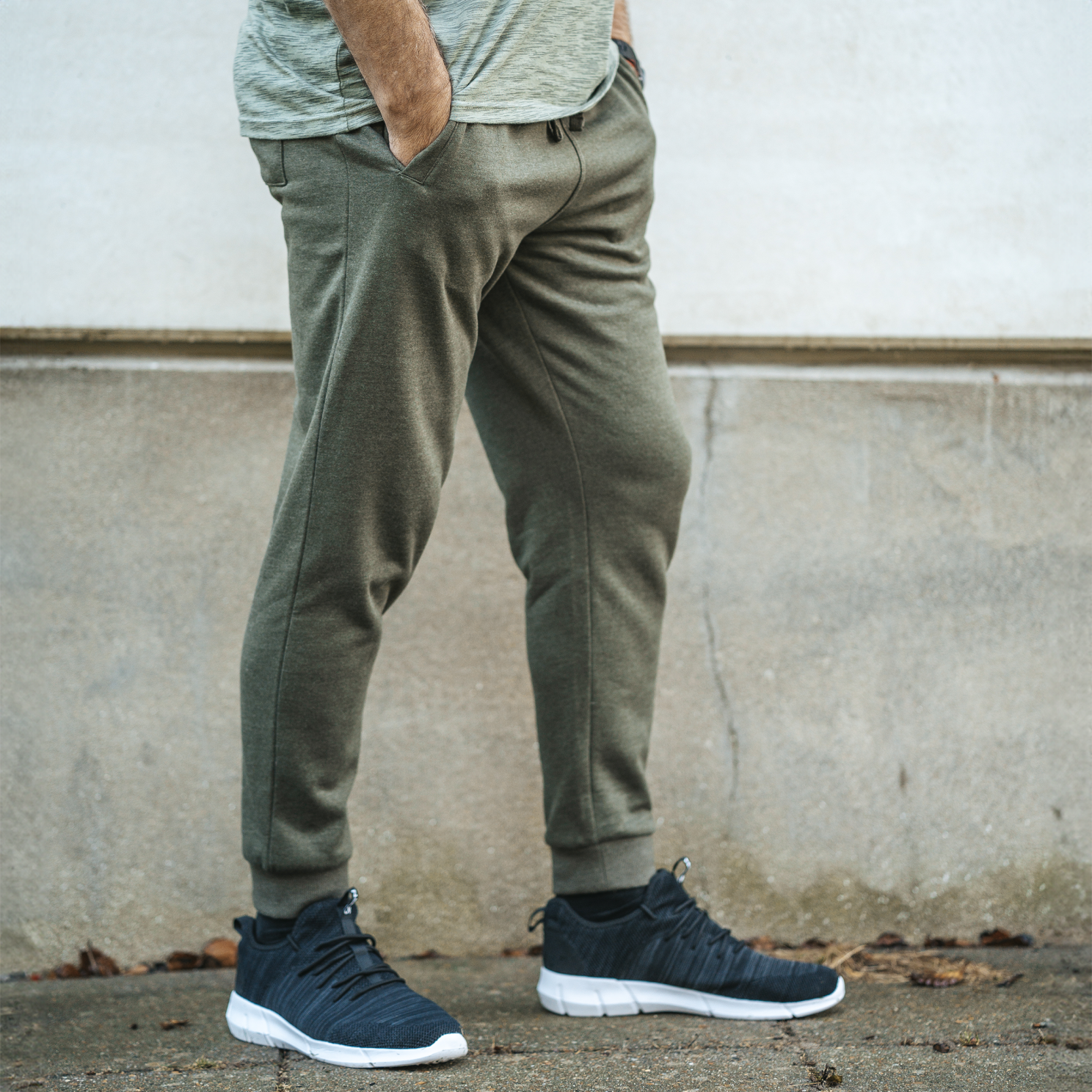 Loaded Nevada Herre Sweatpants - Hunter Green Melange