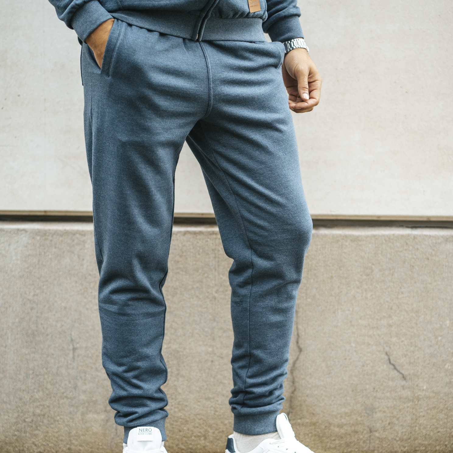 Loaded Nevada Herre Sweatpants - Denim Melange