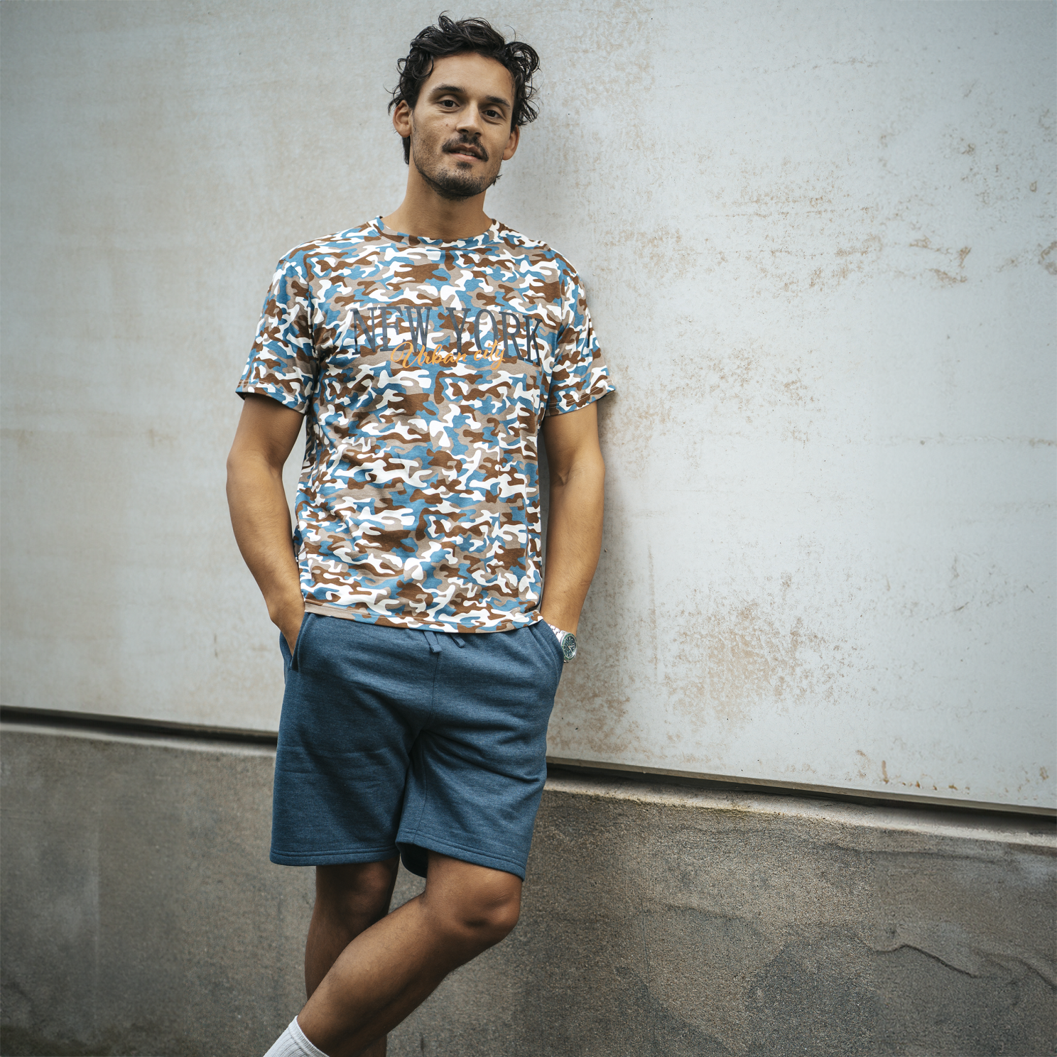 Loaded Nevada Herre Shorts - Denim Melange