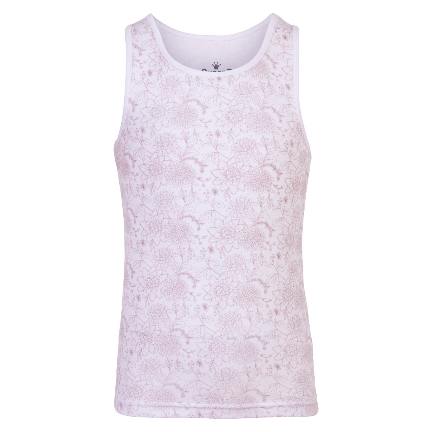 Queenz Uno Pige Undertrøje - Deauville Mauve AOP