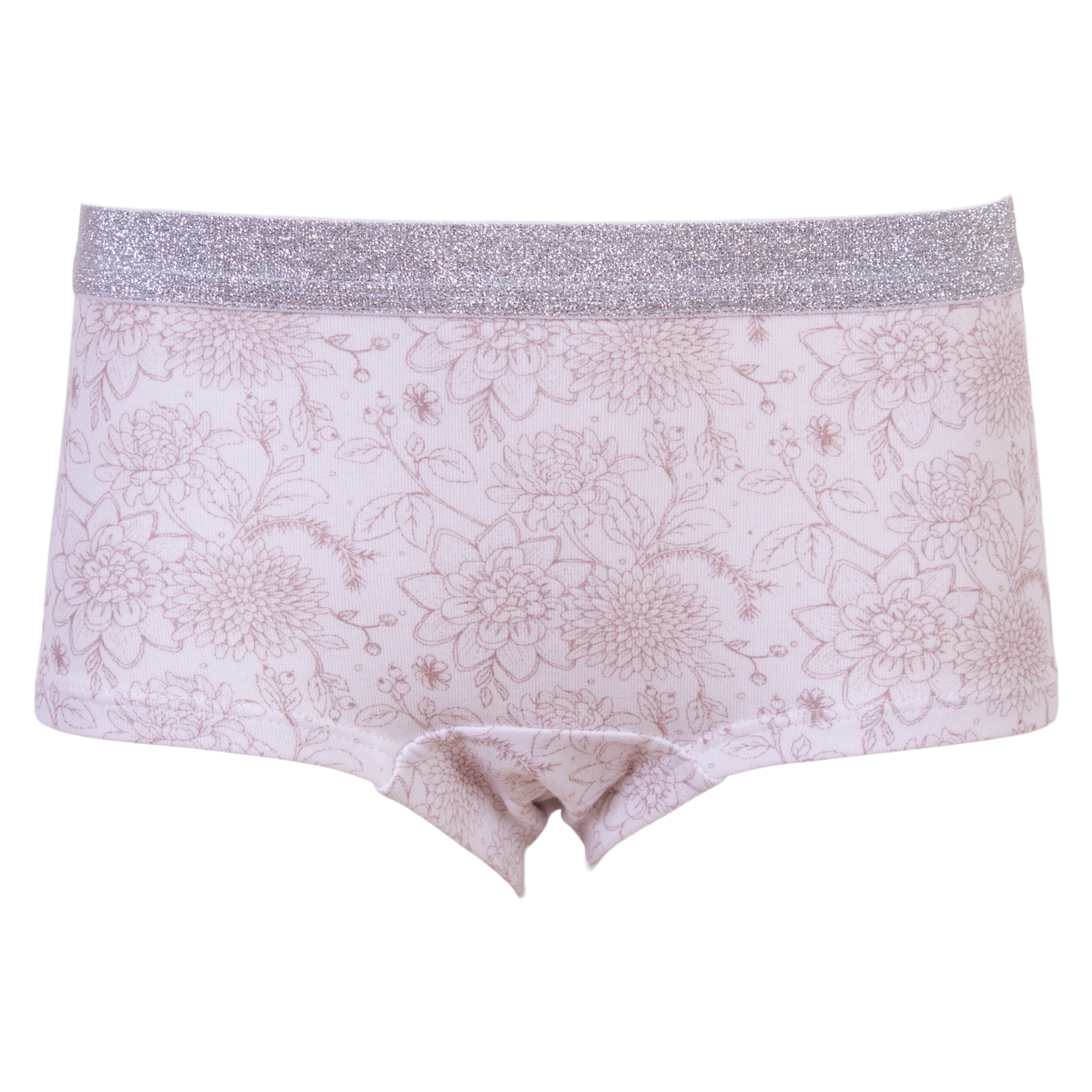 Queenz Uno Pige Trusser m. glimmer - Deauville Mauve AOP