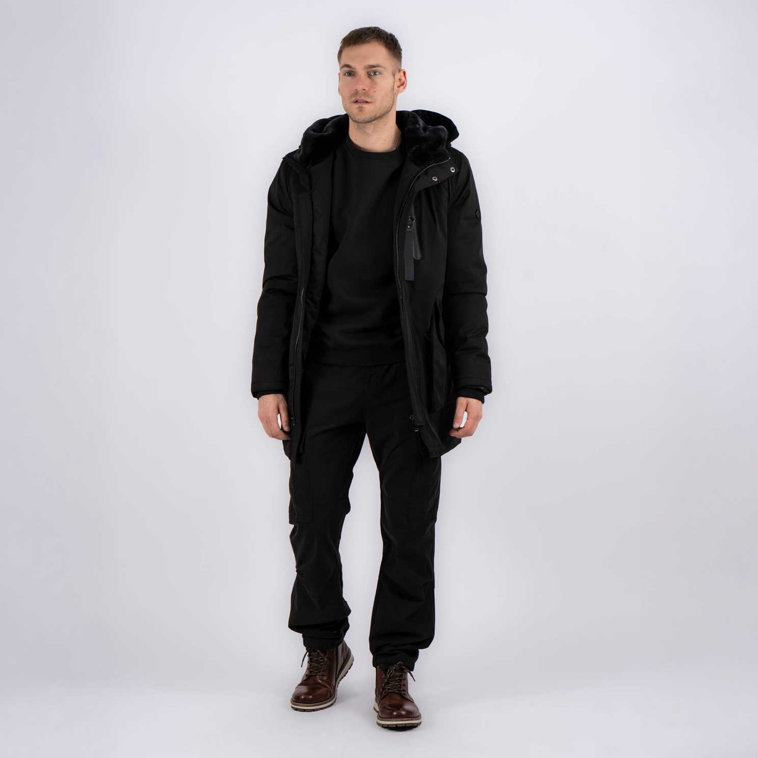 Marcus Clark Herre Vinterjakke - Black