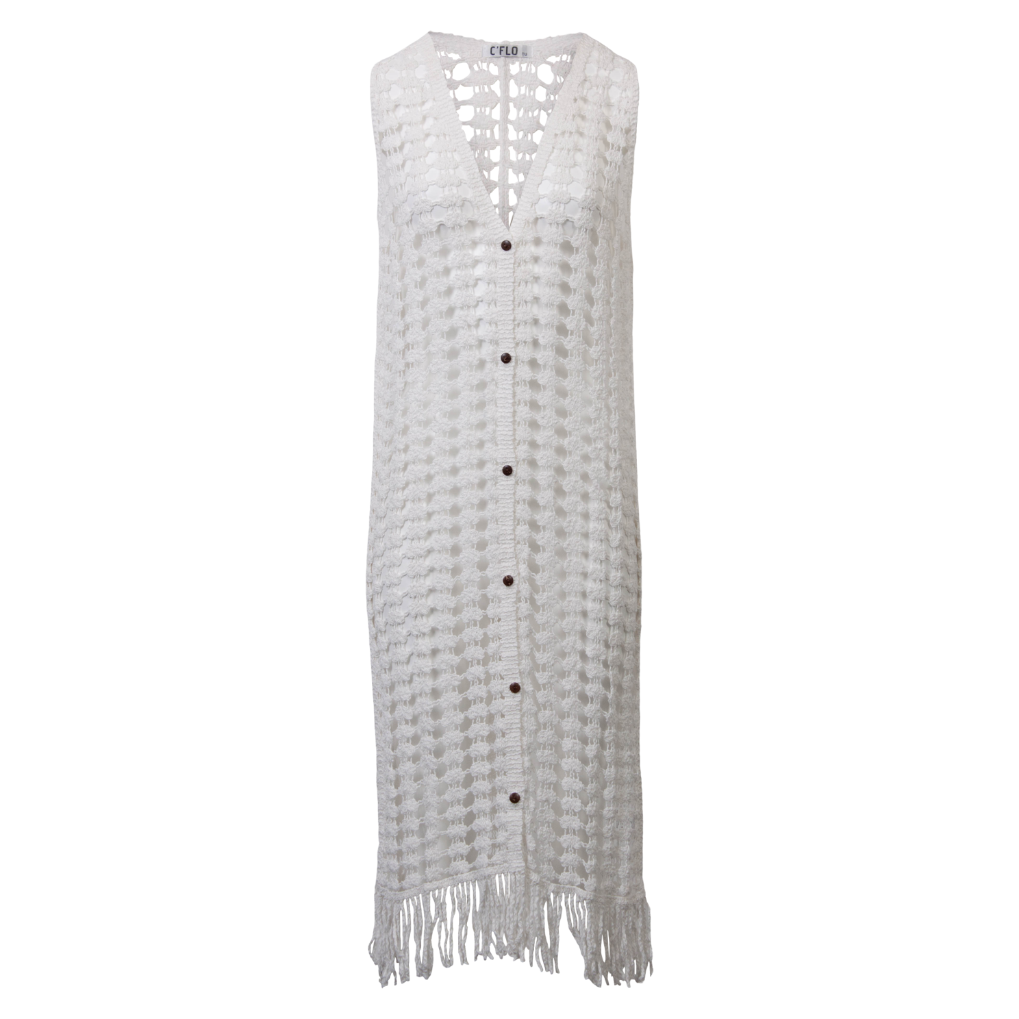 C´FLO Dame Kjole - Hvid